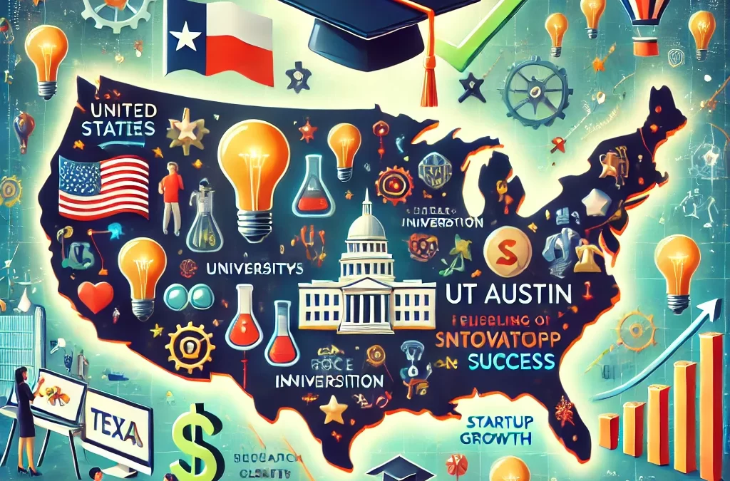 Universities in the United States fueling startup growth and success. Texas Startup Insider