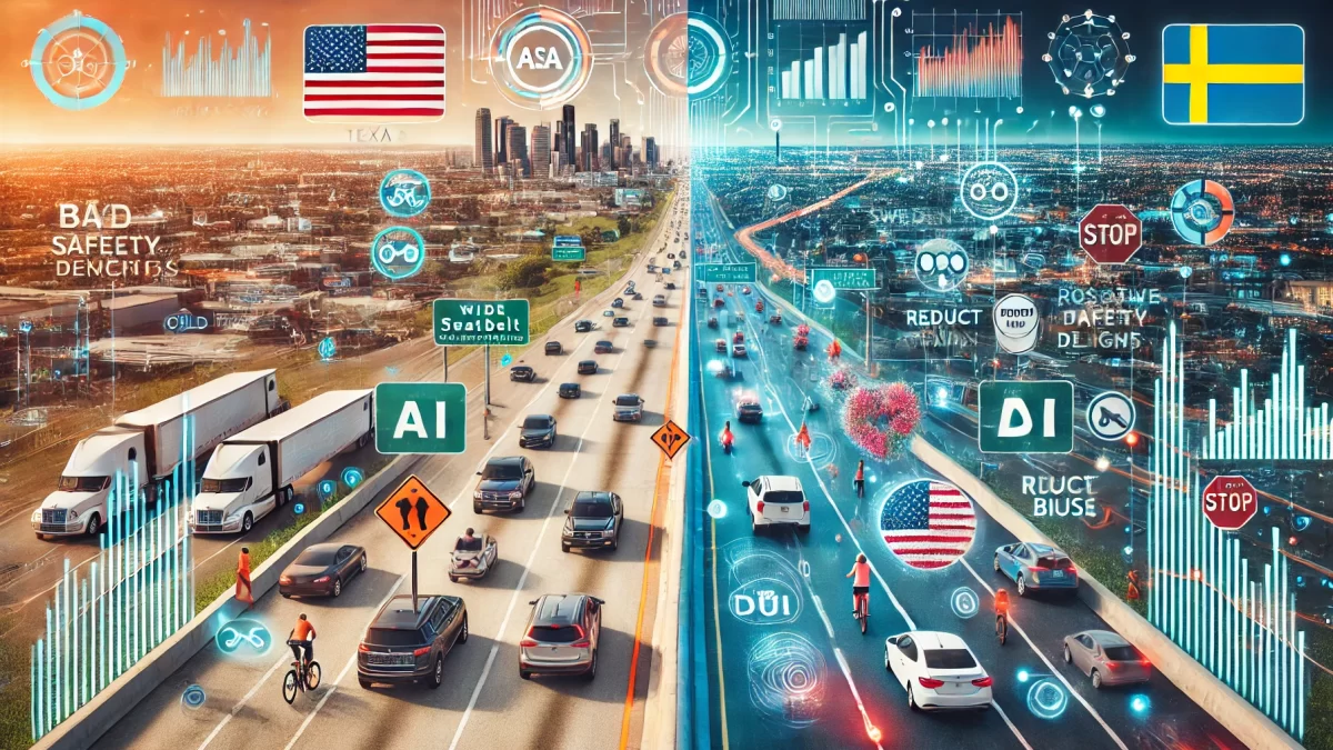 Road safety measures adopted by authorities in America and Europe by Texas Startup Insider, Author Muhammad Farooq Rathod